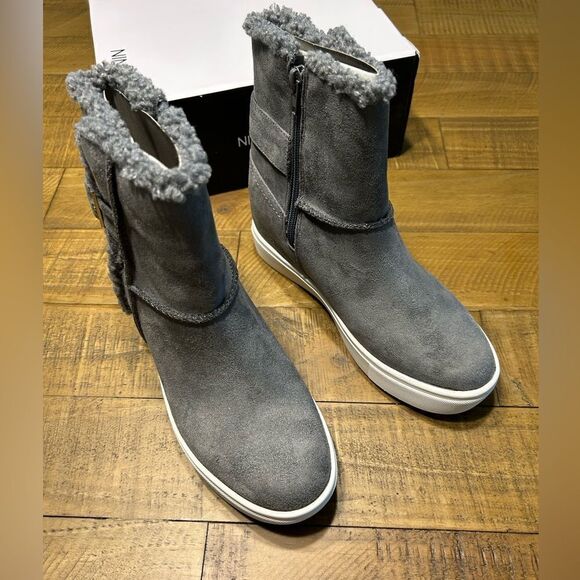 Nine West Women's Wedge Ankle Boot - Picture 2 of 14